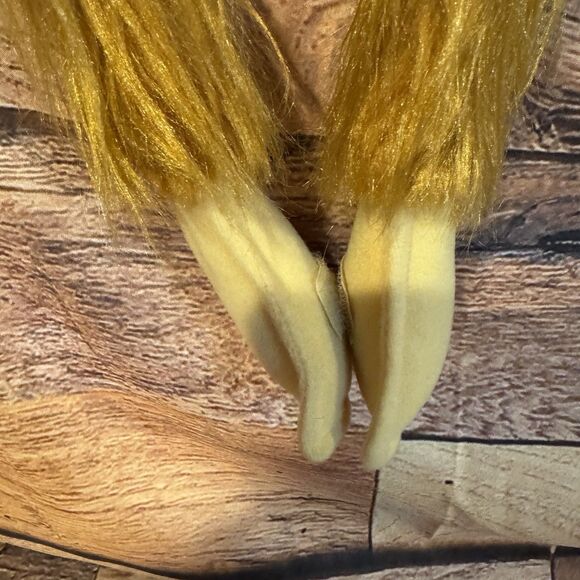 Vintage 1980 Furry Huggems Beaver Wrap Plush Puppet Squeaker Toy Hanging Brown - Picture 5 of 9